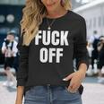 Fack Off – デザイン – Fuck Off 長袖Tシャツ 彼女への贈り物