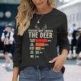 Hunter Reasons Why I Missed The Deer Hunting Long Sleeve T-Shirt Gifts for Her