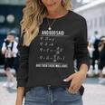 Godaid Maxwell Equations And Then There Was Light 長袖Tシャツ 彼女への贈り物