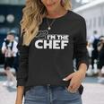 メンズ I'm The Chef クッキングハット フードクッキング シェフ キッチン フードクック 長袖Tシャツ 彼女への贈り物