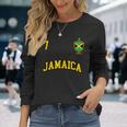 Jamaica チームサッカー ジャマイカ Number 7Occer 長袖Tシャツ 彼女への贈り物