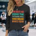 Jone Waste Yore Toye Monme Jones Waste Your Time 長袖Tシャツ 彼女への贈り物
