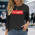 Junglist Movement Drum And Bass Music For Junglist 長袖Tシャツ 彼女への贈り物