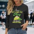 Key Lime Pie Thing レモンパイ デザート タルト フロリダパイ 長袖tシャツ 長袖Tシャツ 彼女への贈り物