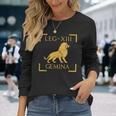 Legio Xiii 双子座ライオンエンブレム ローマ軍 長袖Tシャツ 彼女への贈り物
