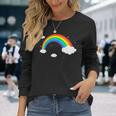 Lgbtプライドレインボー 長袖Tシャツ 彼女への贈り物