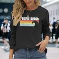 I Love Pacific Beach California Ca パシフィックオーシャンウェーブ 長袖Tシャツ 彼女への贈り物