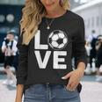 Loveoocer 愛を言うサッカー 長袖Tシャツ 彼女への贈り物