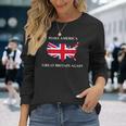 Make America Great Britain Again ドナルド・トランプ 面白いシャツ 長袖Tシャツ 彼女への贈り物