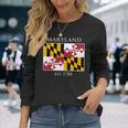 Maryland Flag 7Th Ustate 1788 Maryland Native 長袖Tシャツ 彼女への贈り物