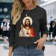 Myuperhero Is Jesus、Faith Love Godシャツ 長袖Tシャツ 彼女への贈り物