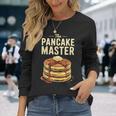 The Pancake Master シャツ 大人 キッズ メンズ レディース パンケーキ好き 長袖Tシャツ 彼女への贈り物