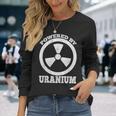 Powered By Uranium 原子力エンジニア 長袖Tシャツ 彼女への贈り物