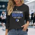 メンズ Promoted To Grandpa Est 2027 Dad 長袖Tシャツ 彼女への贈り物