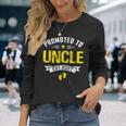メンズ Promoted To Uncle Est 2027Oon To Be Dad 長袖Tシャツ 彼女への贈り物