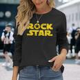Rocktar ロックスターになるために生まれたギフト 長袖Tシャツ 彼女への贈り物