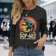 Scp-682 破壊しづらい爬虫類モンスターcpファンデーション 長袖Tシャツ 彼女への贈り物