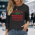 Sriracha ソース マヨ ホットチリソース おかしなルースター ソースパン 長袖Tシャツ 彼女への贈り物