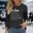 Storm ネームシャツ 長袖Tシャツ 彼女への贈り物