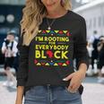 History I'm Rooting For Everybody ブラック アフリカ 長袖Tシャツ 彼女への贈り物