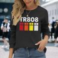 Tr808 ドラムマシン 長袖Tシャツ 彼女への贈り物