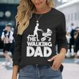 The Walking Dad Happy Father's Day Dadhortleeve Graphic 長袖Tシャツ 彼女への贈り物