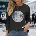 うさぎ星人 On The Moon 長袖Tシャツ 彼女への贈り物