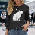 かわいいカピバラ カピバラ・カピバラ 長袖Tシャツ 彼女への贈り物