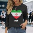 イラン国旗シャツ 長袖Tシャツ 彼女への贈り物