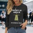 エリア51 シャツ Property Of Area 51 Ufo エイリアン 長袖tシャツ 長袖Tシャツ 彼女への贈り物