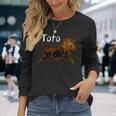 オズの魔法使いドッグシャツ アート-ドロシーの犬 Tototrutting 長袖Tシャツ 彼女への贈り物