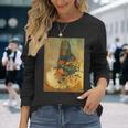 オディロン・ルドンによるミステリー 長袖Tシャツ 彼女への贈り物