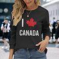 カナダ お土産 I Love Canada 長袖Tシャツ 彼女への贈り物