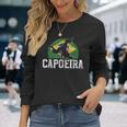 カポエイラ トレーニング ブラジル人 武道 趣味 カポエイラ 長袖Tシャツ 彼女への贈り物