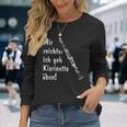 クラリネット クラリネット 楽器のことわざ 長袖Tシャツ 彼女への贈り物