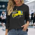コンクリートミキサー車 長袖Tシャツ 彼女への贈り物
