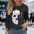ジェイソンホッケーマスク ハロウィンシャツ 13日の金曜日 長袖Tシャツ 彼女への贈り物