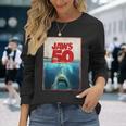 ジョーズ 50 ジョーズ 2025 セレブレーション クラシック 長袖Tシャツ 彼女への贈り物