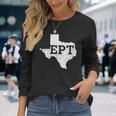 テキサスシルエットのept El Paso Txデザイン。 長袖Tシャツ 彼女への贈り物