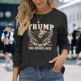 トランプ 2024 テイク・アメリカ・バック トランプ大統領 長袖tシャツ 長袖Tシャツ 彼女への贈り物