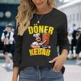 ドネルケバブドネルケバブドネルケバブグリルドネルケバブドネルケバブ 長袖Tシャツ 彼女への贈り物