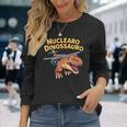 ヌクレアーロ ディノサウロ ウイルス イタリアン ブレイン ミーム 長袖Tシャツ 彼女への贈り物