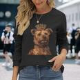 ノーフォークテリア犬 ノーフォークテリア 長袖Tシャツ 彼女への贈り物