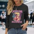 バレリーナ カプチーナ Ai ジェネラーレ カラッテレ イタリアーノ ブレイン ロート 長袖Tシャツ 彼女への贈り物