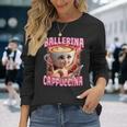 バレリーナ カプチーナ イタリアンブレイン 長袖Tシャツ 彼女への贈り物