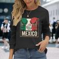 メキシコ ボクシンググローブ メキシコプライド スポーツファン ボクサーメンズ 長袖Tシャツ 彼女への贈り物