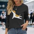 ヨガジャック・ラッセル・テリア犬 長袖Tシャツ 彼女への贈り物