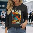 レベル7 コンプリートレベル8 ロード7年 結婚記念日 長袖Tシャツ 彼女への贈り物