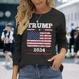 ヴィンテージ ドナルド トランプ 2024 テイク アメリカ バック 長袖tシャツ 長袖Tシャツ 彼女への贈り物