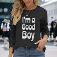 ヴィンテージ レトロ 60年代 I'm A Good Boy 長袖Tシャツ 彼女への贈り物